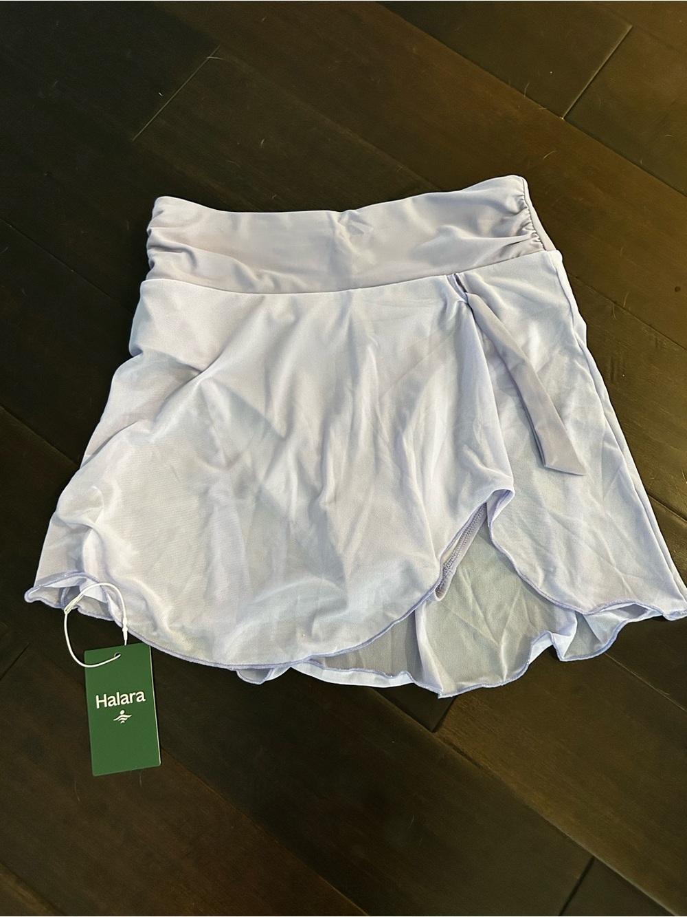 Halara 2-in-1 Swim Skirt Bottoms Medium Baby Lavender - Picture 3 of 4